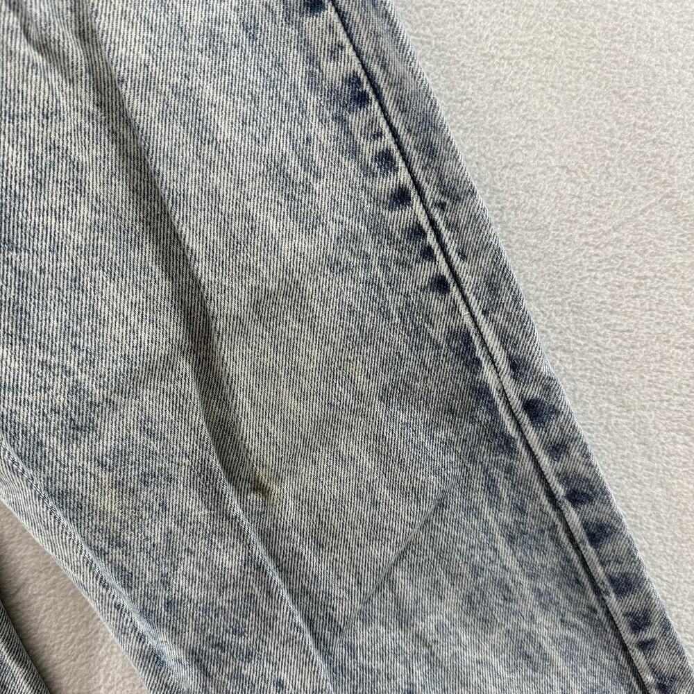 Vintage Levis Jeans Fits 30x33 Blue Acid Wash Orange Tab 40550 550USA Made 80s - Picture 4 of 16